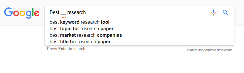 keyword research