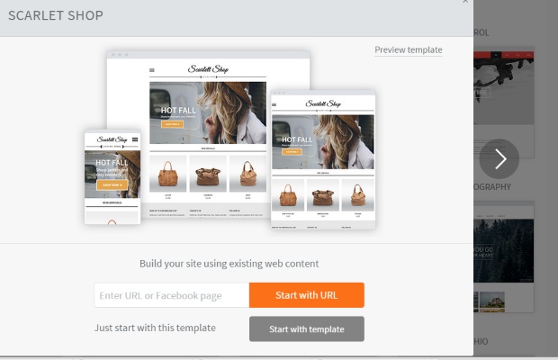 Duda-existing-content-builder