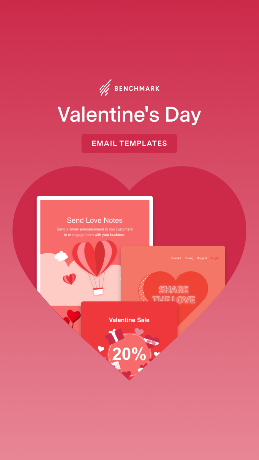Free Valentine's Day Email Templates BenchmarkONE